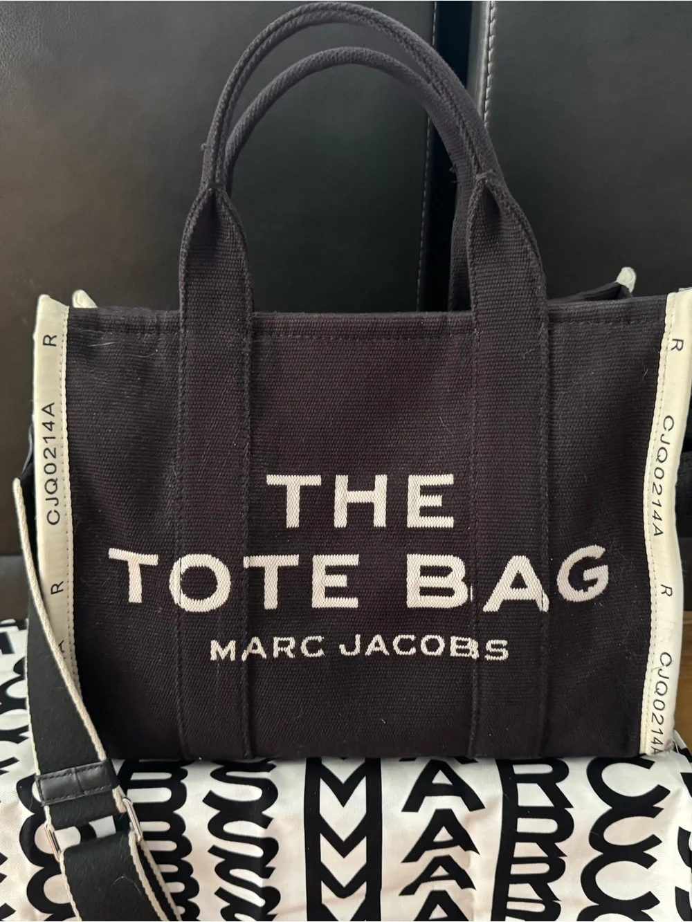 Marc Jacobs The Tote Bag - Black Canvas Tote